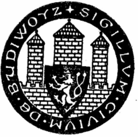 SIGILLUM CIVIUM DE BUDIWOYZ Logo (DPMA, 31.05.1954)