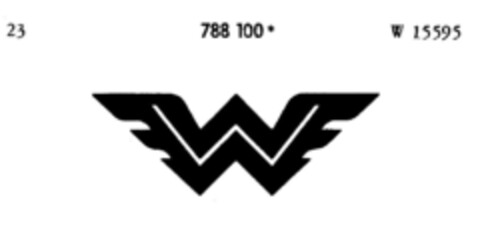 W Logo (DPMA, 13.01.1964)
