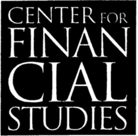 CENTER FOR FINANCIAL STUDIES Logo (DPMA, 21.01.2000)