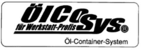 ÖLCoSys für Werkstatt-Profis Öl-Container-System Logo (DPMA, 08/02/2000)