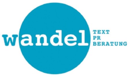 wandel TEXT PR BERATUNG Logo (DPMA, 01/10/2017)