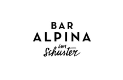 BAR ALPINA im Schuster Logo (DPMA, 22.06.2018)