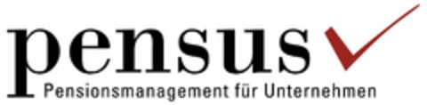 pensus Pensionsmanagement für Unternehmen Logo (DPMA, 25.10.2018)