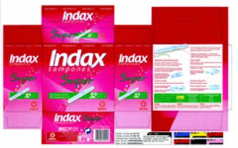 Indax tampones Super Logo (DPMA, 21.03.2002)