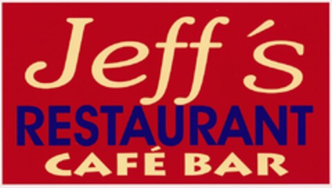 Jeff's CAFE BAR Logo (DPMA, 08/29/2003)