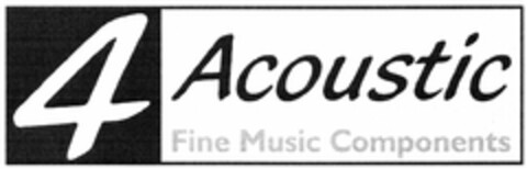 4 Acoustic Fine Music Components Logo (DPMA, 29.09.2004)