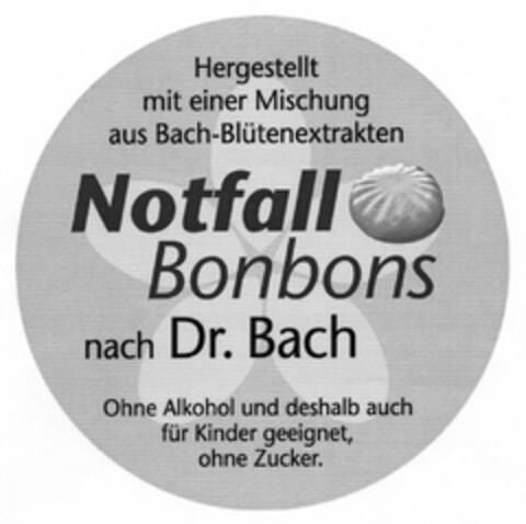 Notfall Bonbons nach Dr. Bach Logo (DPMA, 12.11.2004)