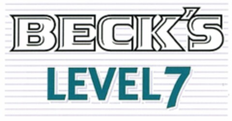 BECK'S LEVEL7 Logo (DPMA, 10.04.2006)