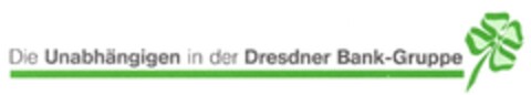 Die Unabhängigen in der Dresdner Bank-Gruppe Logo (DPMA, 16.08.2007)