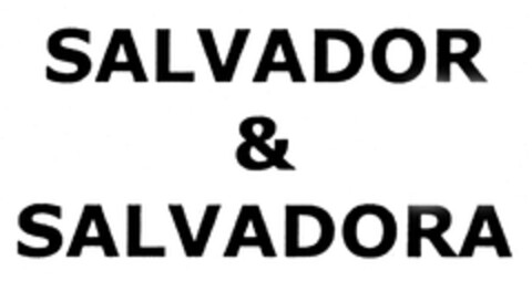 SALVADOR & SALVADORA Logo (DPMA, 11/06/2007)