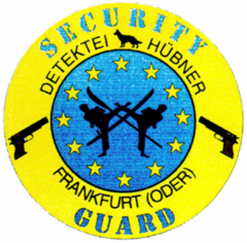 SECURITY GUARD DETEKTEI HÜBNER Logo (DPMA, 02.12.1995)