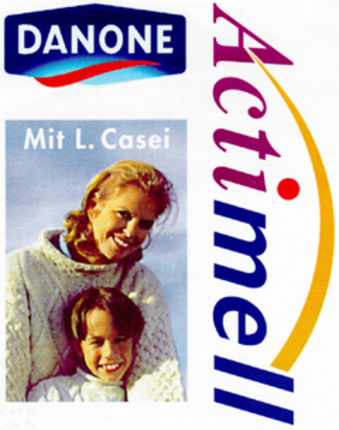 DANONE Actimell  Mit L. Casei Logo (DPMA, 06.12.1996)