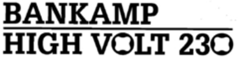 BANKAMP HIGH VOLT 230 Logo (DPMA, 27.03.1997)