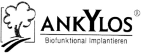 ANKYLOS Biofunktional Implantieren Logo (DPMA, 22.08.1997)