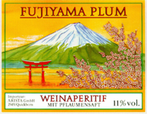 FUJIYAMA PLUM Logo (DPMA, 11.03.1998)