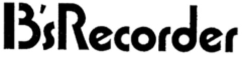 B'sRecorder Logo (DPMA, 22.07.1998)