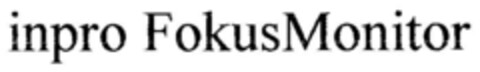 inpro FokusMonitor Logo (DPMA, 03/11/1999)