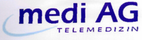 medi AG TELEMEDIZIN Logo (DPMA, 14.04.1999)