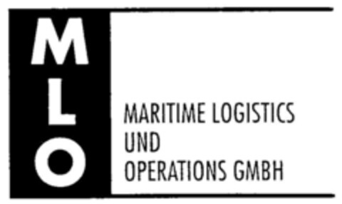 MLO MARITIME LOGISTICS UND OPERATIONS GMBH Logo (DPMA, 24.12.1999)