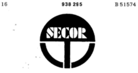 SECOR Logo (DPMA, 21.09.1973)