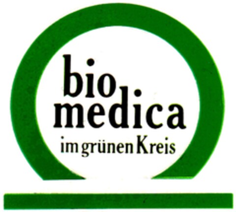 bio medica im grünen Kreis Logo (DPMA, 11.12.1981)