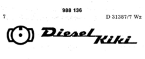 Diesel Kiki Logo (DPMA, 11.07.1977)