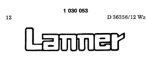 LANNER Logo (DPMA, 20.06.1981)