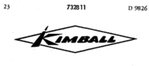 Kimball Logo (DPMA, 30.09.1958)