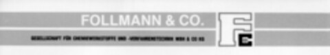 FOLLMANN & CO. Logo (DPMA, 27.06.1980)