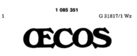 OECOS Logo (DPMA, 13.11.1984)