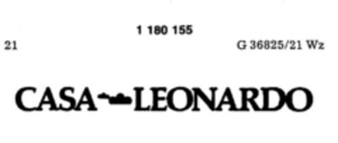 CASA LEONARDO Logo (DPMA, 24.05.1989)