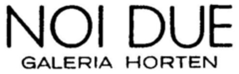 NOI DUE GALERIA HORTEN Logo (DPMA, 02.03.1988)