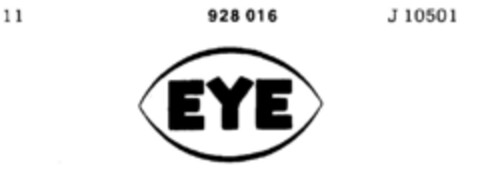 EYE Logo (DPMA, 25.11.1972)