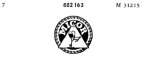 MICOR Logo (DPMA, 06.06.1969)