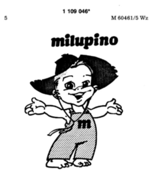 milupino m Logo (DPMA, 04.04.1987)