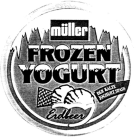 müller FROZEN YOGURT Logo (DPMA, 06/22/1992)