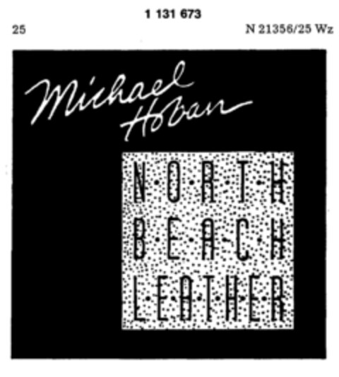 Michael Hoban NORTH BEACH LEATHER Logo (DPMA, 04.12.1987)