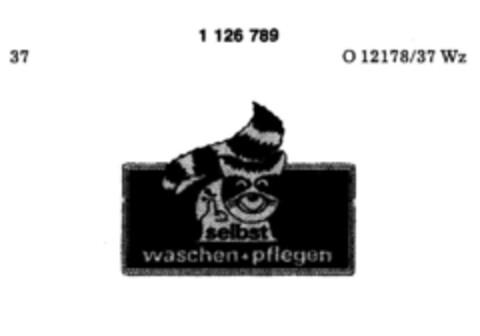 selbst waschen+pflegen Logo (DPMA, 23.08.1985)