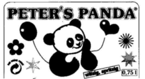 PETER'S PANDA Logo (DPMA, 23.06.1994)