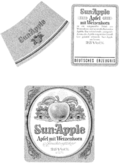 Sun Apple Apfel mit Weizenkorn Logo (DPMA, 05/17/1979)
