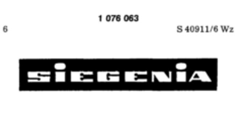 SiEGENiA Logo (DPMA, 18.09.1984)