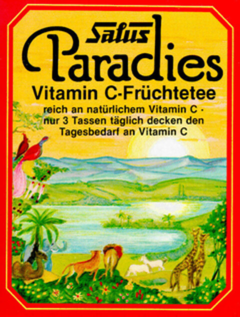 Salus Paradies Vitamin C-Früchtetee Logo (DPMA, 21.07.1987)