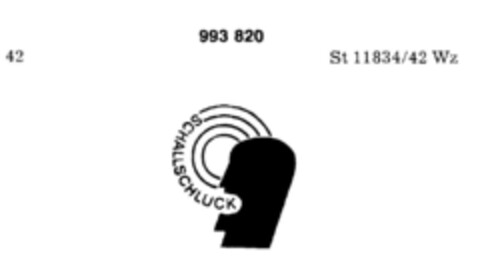 SCHALLSCHLUCK Logo (DPMA, 02.04.1979)