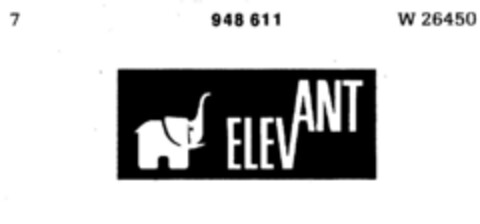 ELEVANT Logo (DPMA, 26.07.1975)