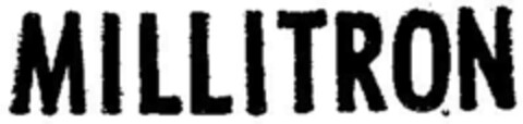 MILLITRON Logo (DPMA, 04/28/1975)