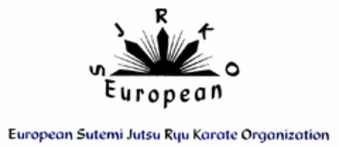 European SJRKO European Sutemi Jutsu Ryu Karate Organization Logo (DPMA, 12.08.2000)