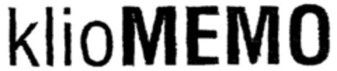 klioMEMO Logo (DPMA, 17.02.2000)