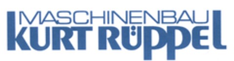 MASCHINENBAU KURT RÜPPEL Logo (DPMA, 09.02.2009)