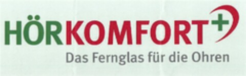 HÖRKOMFORT+ Das Fernglas für die Ohren Logo (DPMA, 28.10.2010)