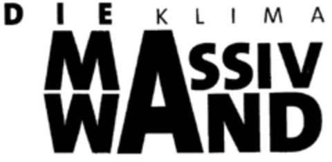 DIE KLIMA MASSIV WAND Logo (DPMA, 01/11/2002)
